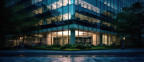 office building exterior photography