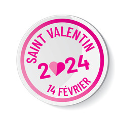 Journée de la saint-valentin le 14 février 2024