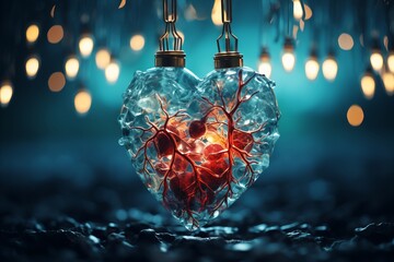 Advanced surgical techniques. revolutionizing medicine through donor heart transplantation. - obrazy, fototapety, plakaty