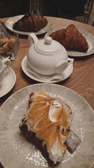 chocolate cake on a plate