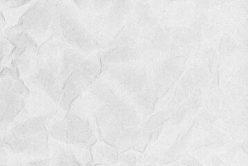 Obraz na płótnie Canvas White Paper Texture background. Crumpled white paper abstract shape background.