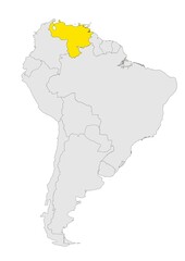 Venezuela en América del Sur
