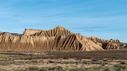 Paisaje de las Bardenas Reales en Navarra
