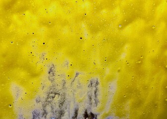 Golden yellow and purple abstract bubble background