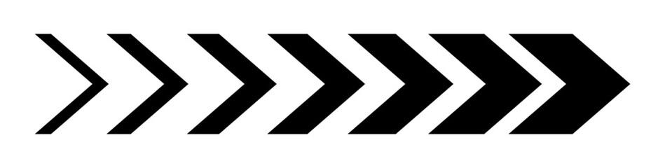 Arrow dynamic symbol. Speed, fast arrows symbols set. Arrow dynamic elements. - obrazy, fototapety, plakaty