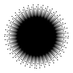 Abstract Geometric Decorative Element Boho Shape