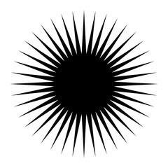 Abstract Geometric Decorative Element Boho Shape