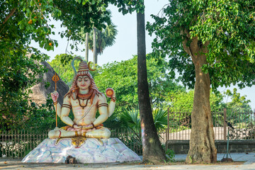 Shiva deity statue near Karukathamman Temple, Mahabalipuram, Tamil Nadu, South India