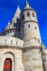 Old fisherman bastion in Budapest, Hungary