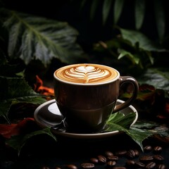 Barista Kaffee in exotischem Ambiente