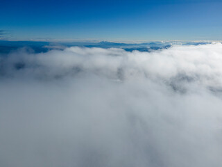 Winter view of Pirin Mountain near Polezhan and Bezbog Peaks, Bulgaria