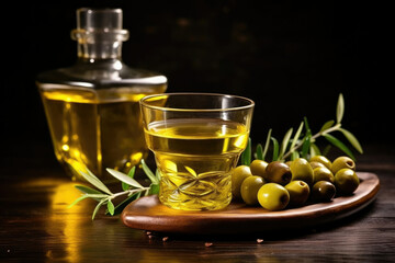Olive bottle food oil ingredient