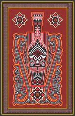 BATAK ORNAMENTAL, ARCHITECTURE, BACKGROUND, DESIGN, TRADITIONAL BATAKNESE CALLED GORGA BATAK