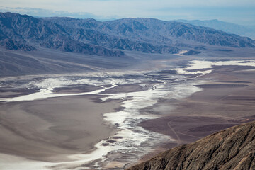 Badwater Basin Valley from Dante's View, Death Valley National Park, California