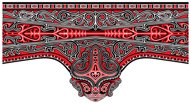 TRADITIONAL ORNAMENT OF BATAKNESE, TRADITIONAL FABRIC CALLED ULOS, PATTERN, BACKGROUND, NORTH OF SUMATERA