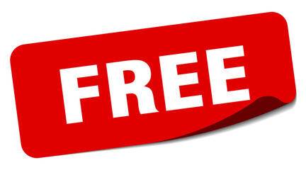free sticker. free label