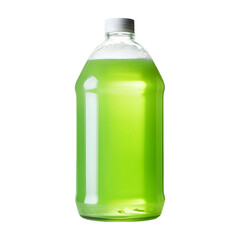 Green_Dishwashing_liquid_bottle (PNG) isolated on transparent background - obrazy, fototapety, plakaty
