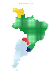 MERCOSUR - ESTADO PARTES © Stockchi