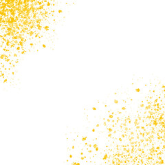 Gold powder splash element