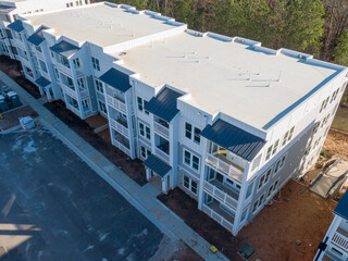 Drone Photos of New Roof Construction