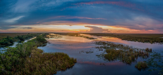 Colors over the Everglades