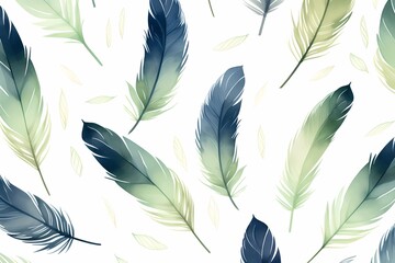 Fototapeta premium bird feathers background pattern, banner, wings background picture, seamless background