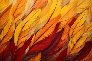 Fototapeta premium bird feathers background pattern, banner, wings background picture, seamless background