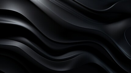 Fototapeta premium Dynamic and mesmerizing abstract black waved background texture pattern with an artistic touch