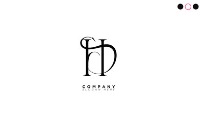 HS Alphabet letters Initials Monogram logo SH, H and S
