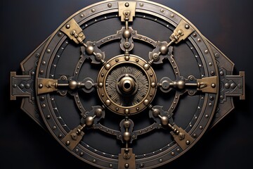 Signifies locks, shields, and safeguards against risks or threats