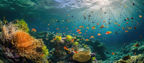 Fototapeta na wymiar Philippines' underwater ecosystem