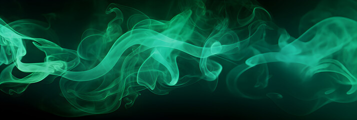 abstract green smoke background