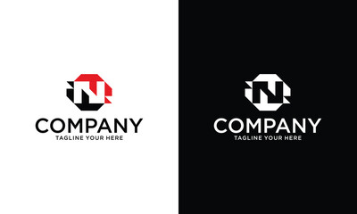 N Letter Logo Vector Template Abstract Monogram Symbol