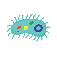 Germ icon vector illustration