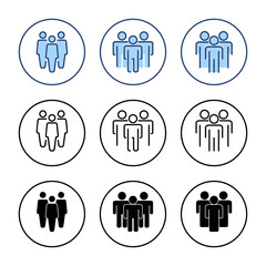 people icon vector. person sign and symbol. User Icon vector