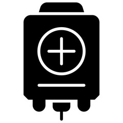 Obraz premium Blood Bag Icon