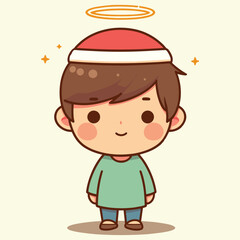 Free vector cute celebrate Epiphany Day cartoon flat isolated