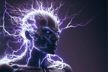 A fantastical depiction of artificial intelligence.