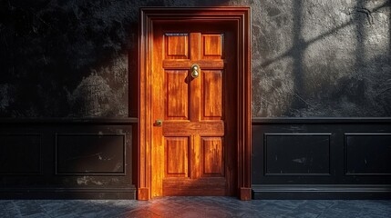Fototapeta na wymiar A mysterious door