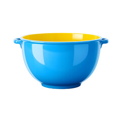 Blue_mixing_bowl isolated on transparent background