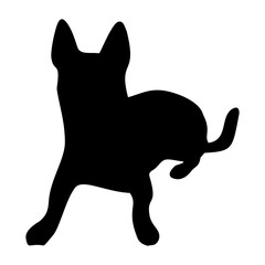 Dog Silhouette Collection Vector 