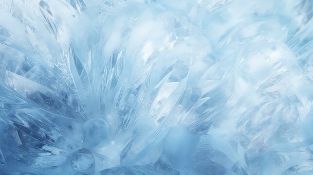 winter crystal ice background illustration frost snow, shimmer sparkle, glisten clear winter crystal ice background