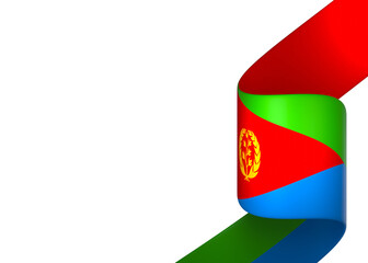 Eritrea flag element design national independence day banner ribbon png
