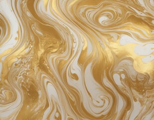 Obraz premium Abstract marble effect background. Golden creative colors. Beautiful paint with added gold-white.