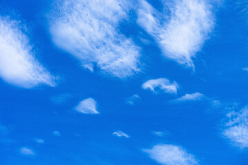 青空に浮かぶ行雲20210724
