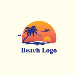 Sunset beach logo