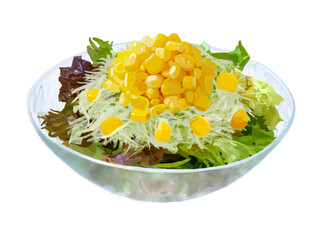 コーンサラダ（ガラスボウル）