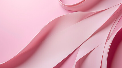 Pink satin or silk wavy abstract background with blank space for text.