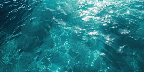 Transparent water texture surface. Generative AI.
