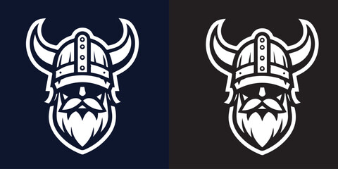 editable Head viking logo suitable for e sport logo